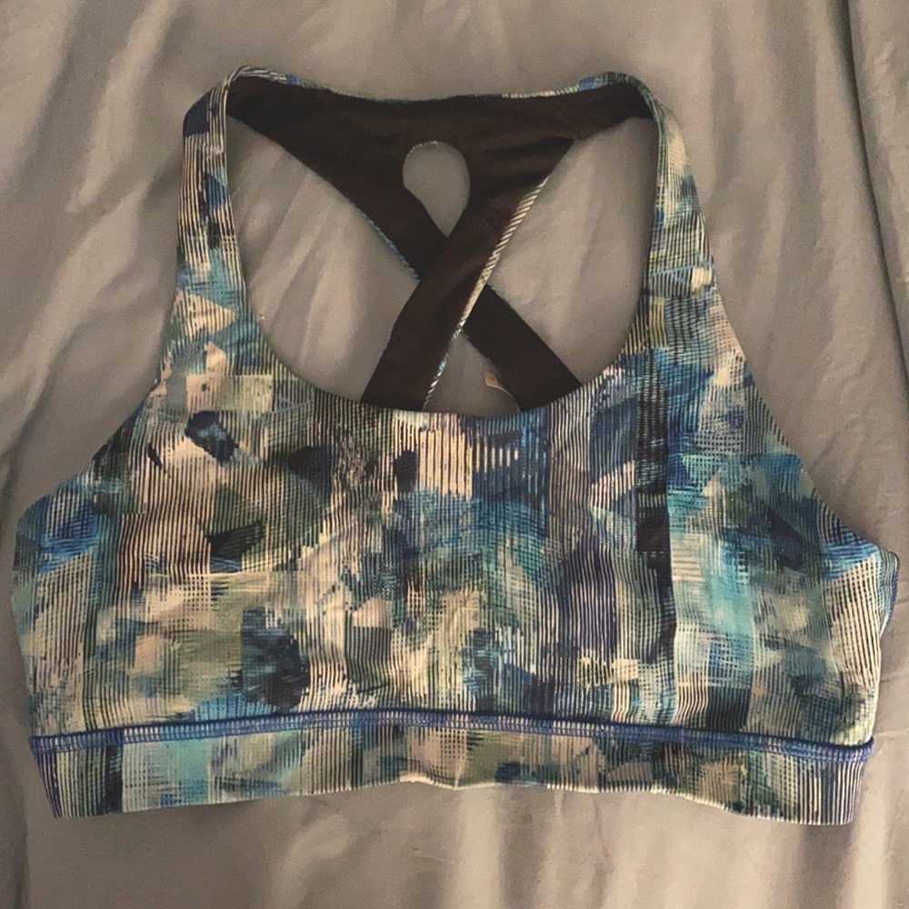 Lululemon Blue Topaz Sports Bra
